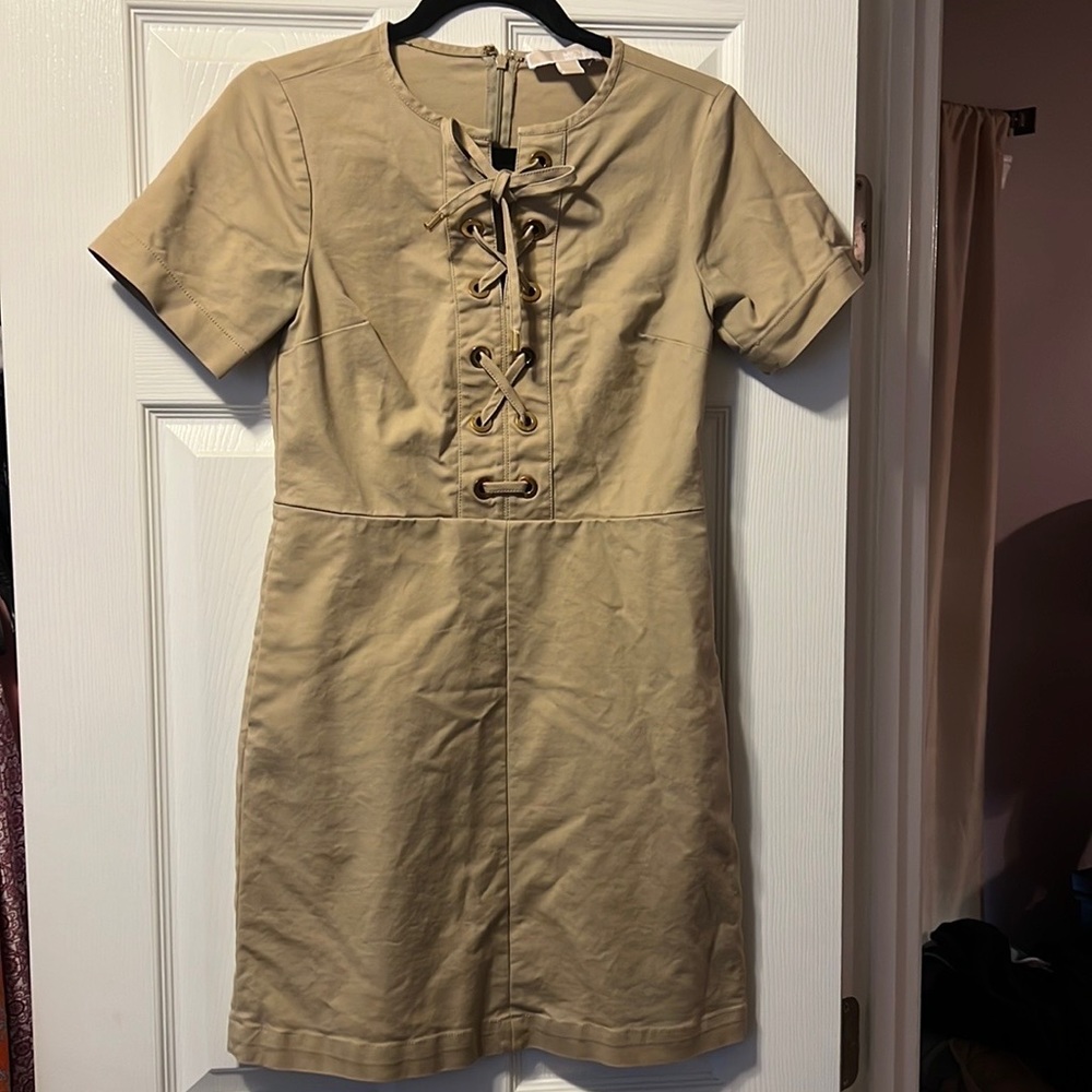 Michael Kors Lace Up Dress